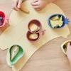 Børn OYOY Mini Børneskåle|Spisestue > Yummy Skål Citron og Pære 2 stk, Gul/Grøn