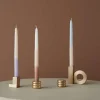 Hot Square Solid Lysestage H5 cm, Messing Lysestager