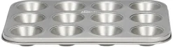Patisse Bageforme > Silvertop Mini Muffinform Til 12 stk, Stål