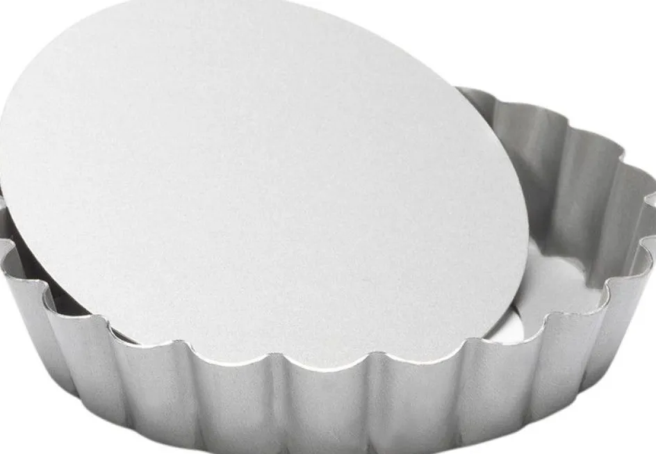 Online Patisse Silvertop Mini Tærteform m. Løs Bund Ø10 cm, Stål