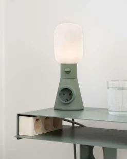 Pedestal Plug-in Lampe H22,3 cm, Mossy Green