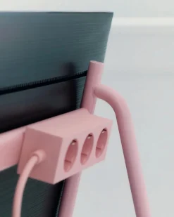 Clearance Pedestal Power Bar , Bubble Gum