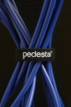 Hot Pedestal Velcro Ties 6 stk. 20 cm, Sort