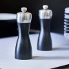 New Peugeot Fidji Salt- og Peberkværnsæt 15 cm, Sort/Stål