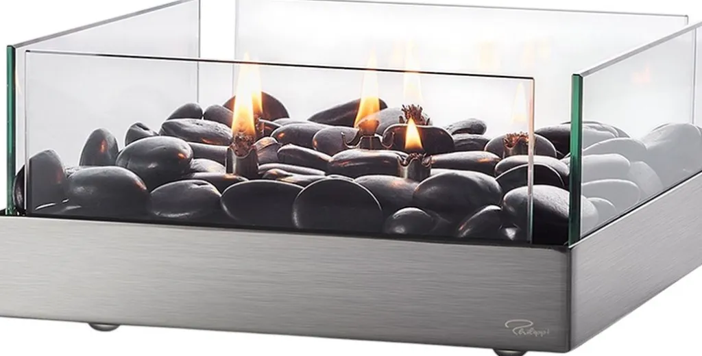 Philippi Olie Og Gel > FIREPLACE Bordpejs , Stål