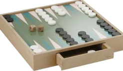 Online GIOVANNI Backgammon/TicTacToe 30x30 cm Spil