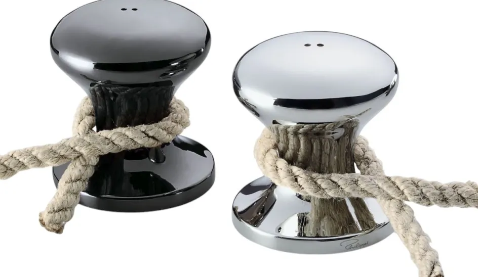 Outlet Philippi HAMBURGER Saltbøsse H5 cm, Blank Nikkel