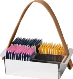 Discount Philippi A TAVOLA Bord-Caddy H6 cm, Blankt Stål