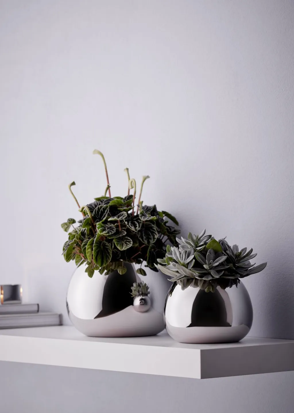 Philippi Stue|Vaser > BELLA Vase H, Blankt Stål