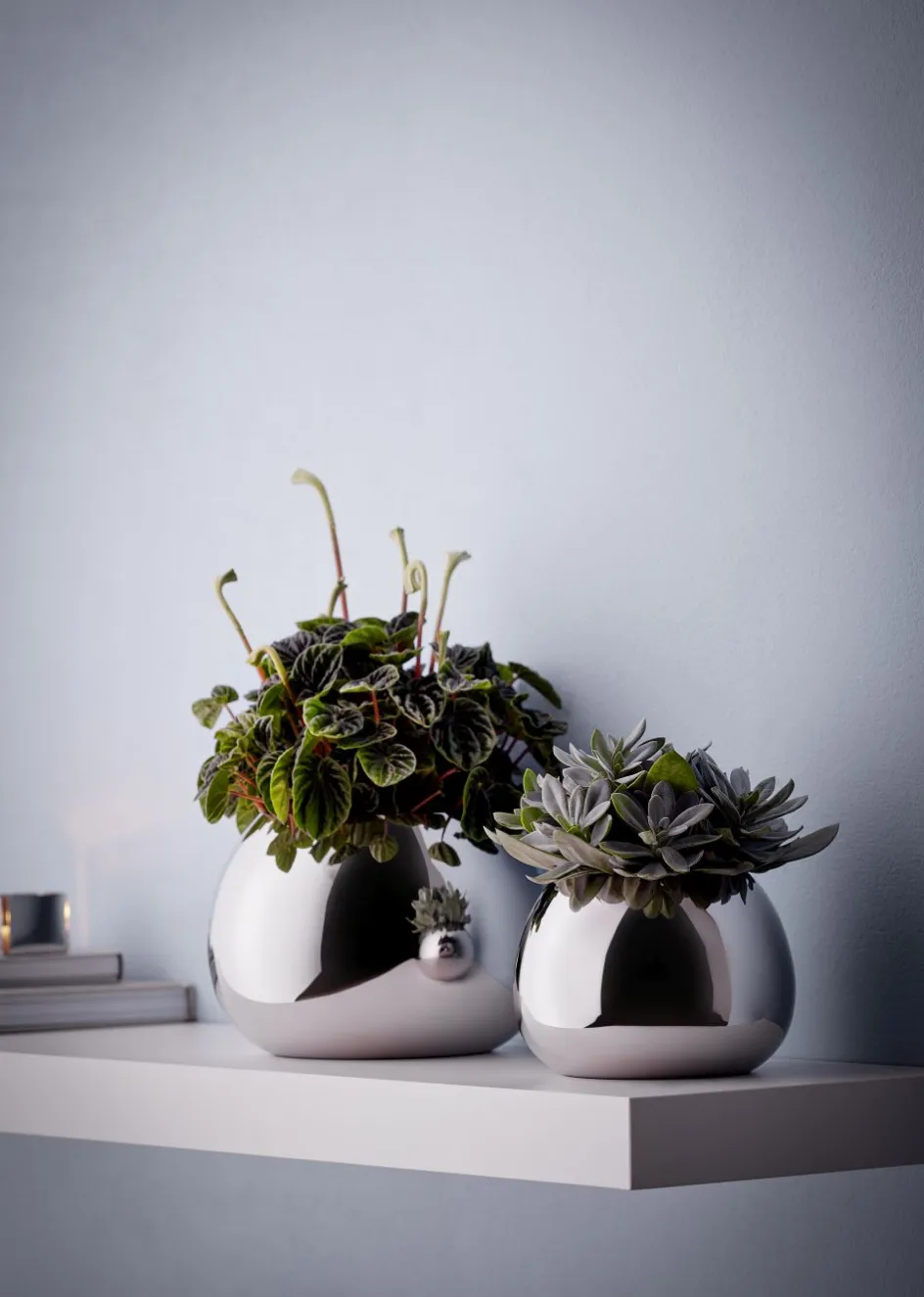 Hot Philippi BELLA Vase H, Blankt Stål