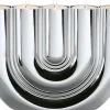 Sale Philippi DOUBLE U Fyrfadsstage H15 cm, Krom