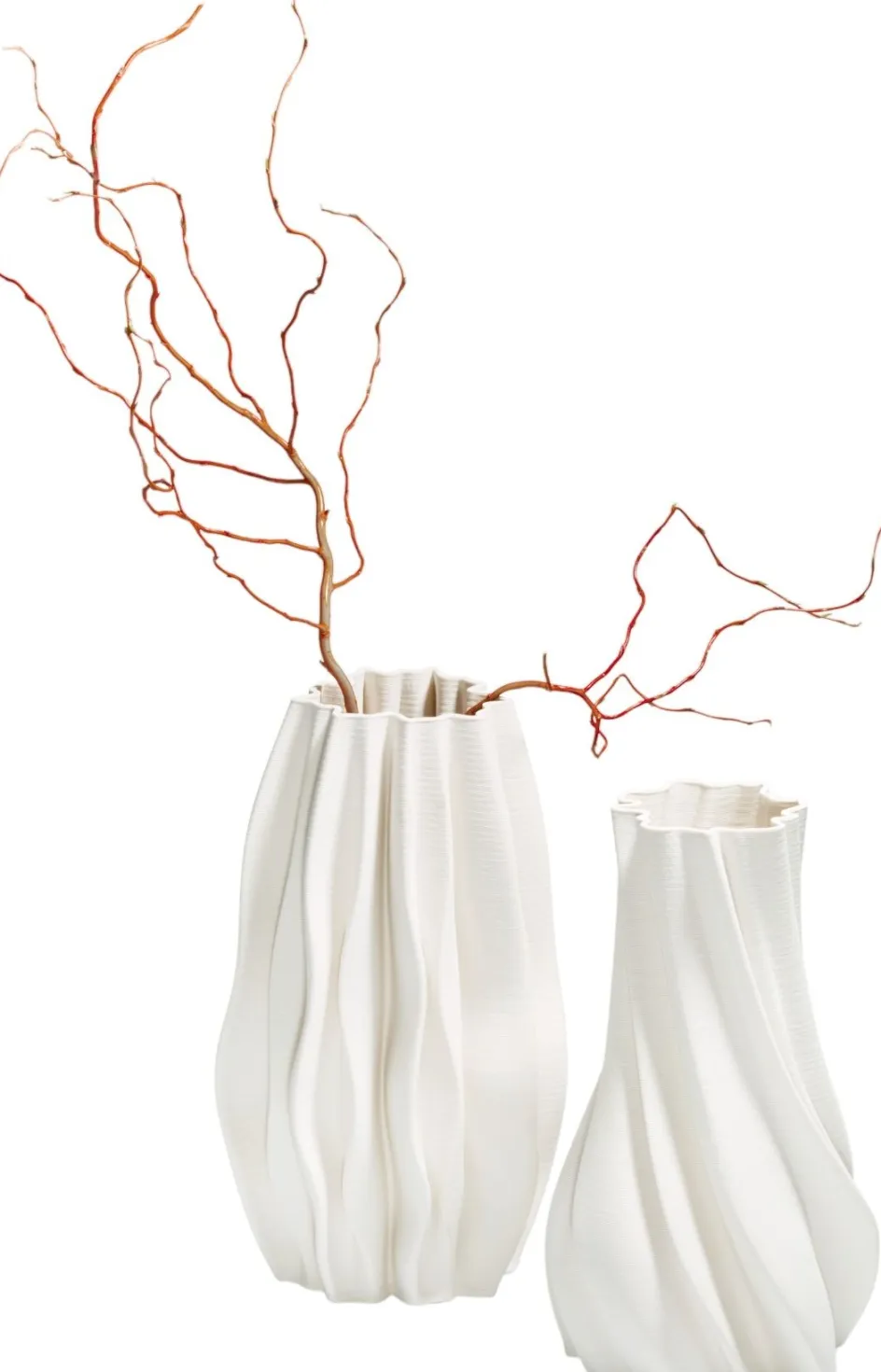 Clearance Philippi FRAPPEE Vase H28 cm, Hvid