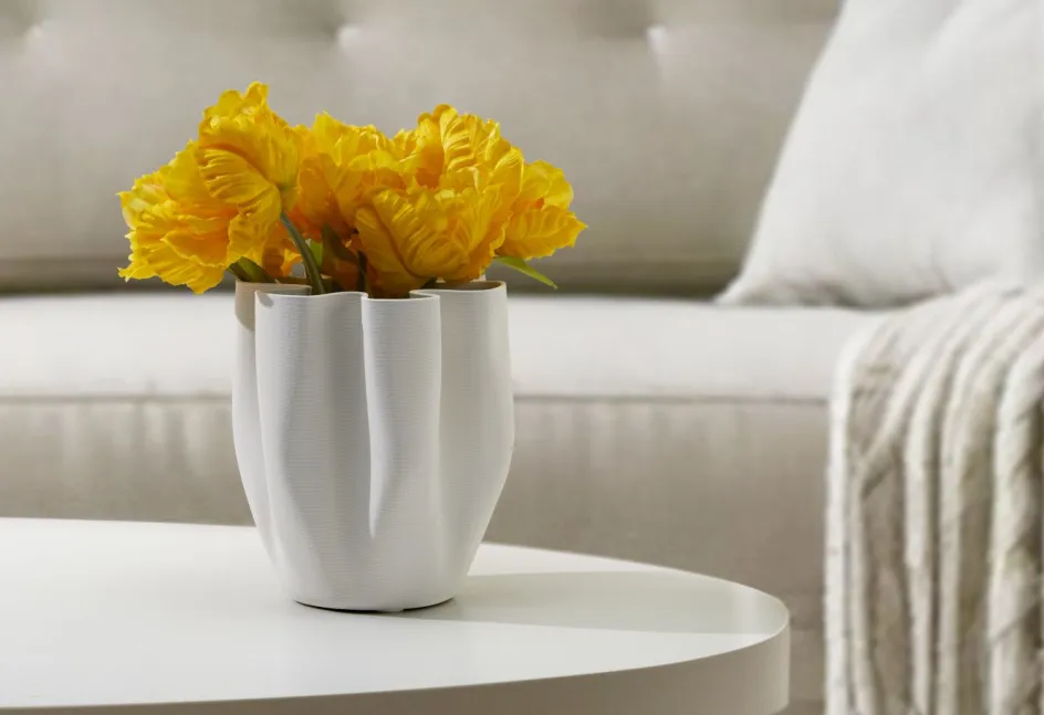 Best Philippi LIVREE Vase H22 cm, Hvid