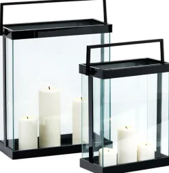 Outlet LUXOR Lanterne H42 cm, Sort Lanterner