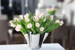 Clearance Philippi MARGEAUX Vase H, Blankt Stål