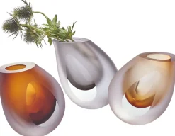 OCCHIO Vase H12 cm, Smoke Grey Stue|Vaser