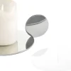 Sale RADIUS Lysholder H6 cm, Blankt Stål Bloklysestager