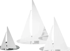 Clearance Philippi REGATTA Fyrfadsstage H12, Blankt Stål