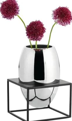 Discount SOLERO Vase H, Blank/Sort Stue|Vaser