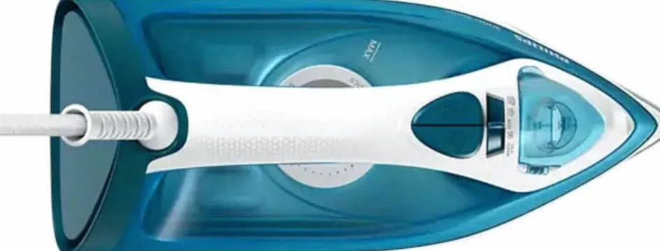 New Philips 3000 Series Dampstrygejern, Hvid/Blå