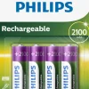 Philips Batterier > AA-batteri 2100 mAh Genopladelig 4 stk.
