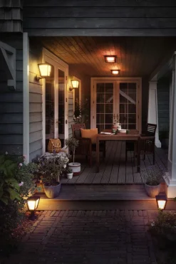 Philips hue Udendørs Smartlamper|Udendørs Smartlamper > Econic Piedestal Udendørs 32,2 cm, Sort