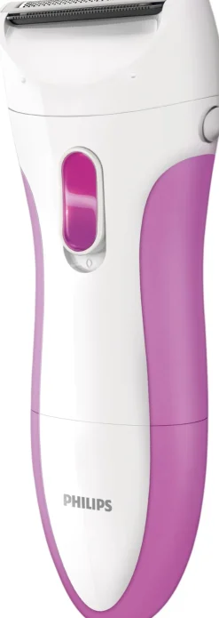 New Philips SatinShave Essential Wet and Dry Barbermaskine, Pink