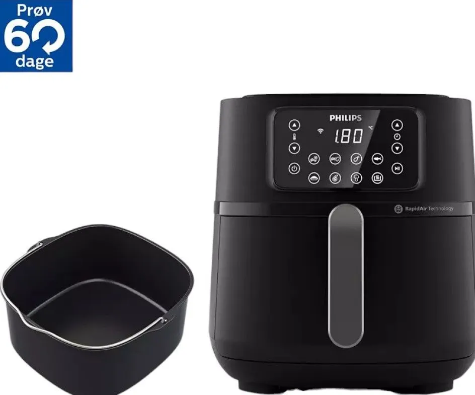 Sale Philips Series 5000 Airfryer 7,2 L, Sort
