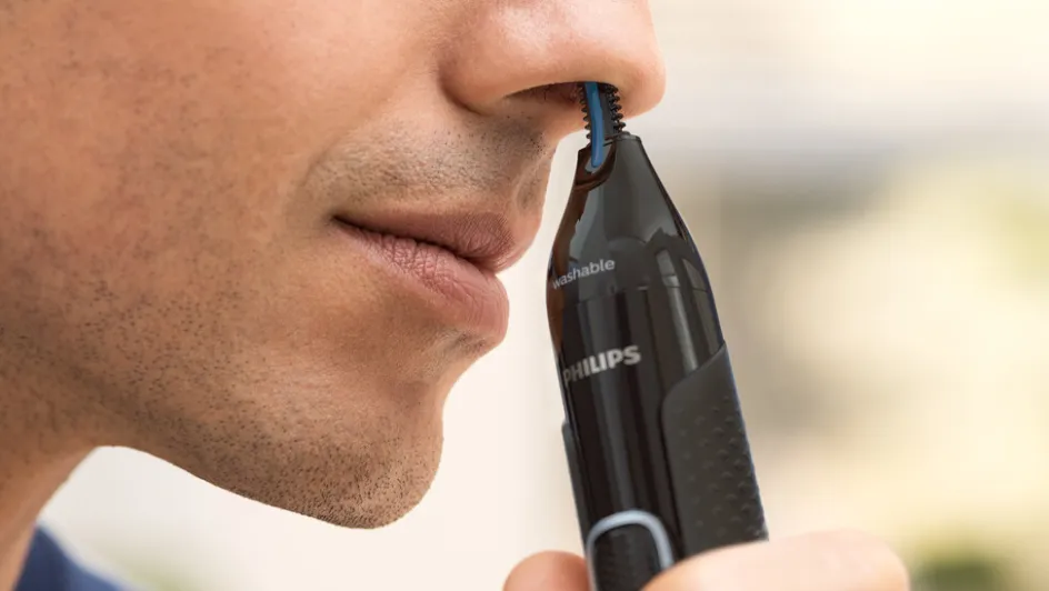 Hot Philips Series 5000 Næse-, Øre-, Øjenbryns- og Detaljetrimmer, Sort