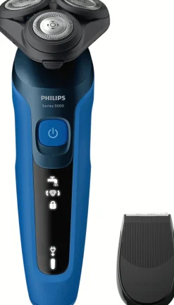 Discount Philips Series 5000 Wet and Dry Barbermaskine, Blå