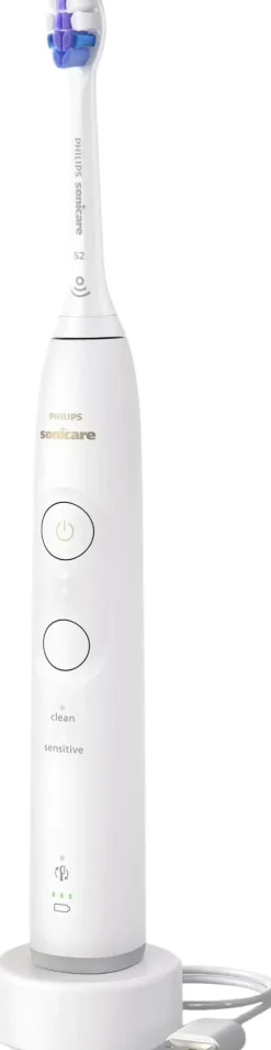 Outlet Sonicare Series 6100 Elektrisk Tandbørste, Hvid Elektriske Tandbørster