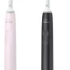 Philips Elektriske Tandbørster > Sonicare Series 3100 Elektrisk Tandbørste 2 stk, Sort/Rose