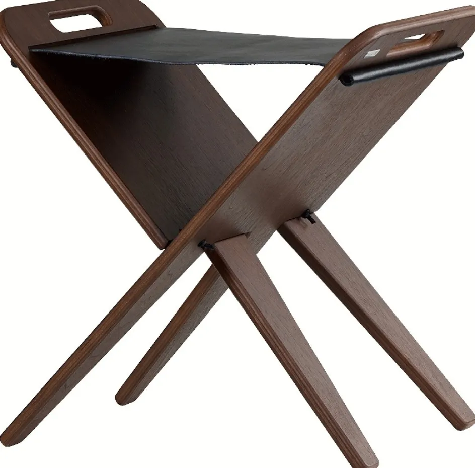 Outlet Piet Hein Klaburet H63 cm, Valnød/ Sort
