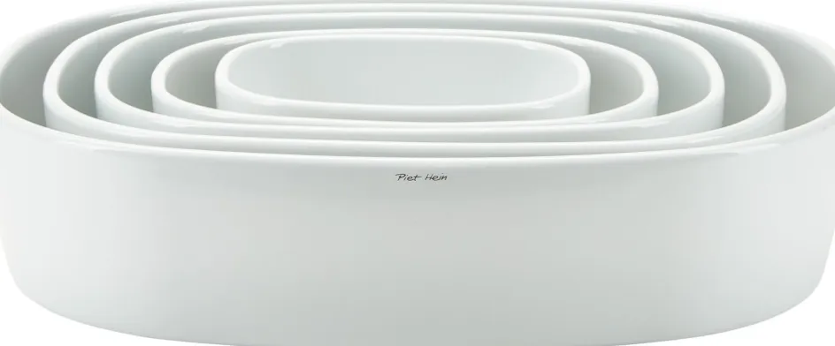 Discount Piet Hein Supercirkulær Fad H, Hvid