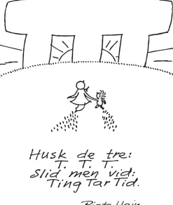 Best Piet Hein Vandglas m. Gruk Hvis du ingen/Husk de tre 2 stk. 25 cl
