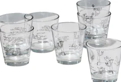 Piet Hein Vandglas > Vandglas m. Gruk Undfly alle/Fagfolk har man 2 stk. 25 cl