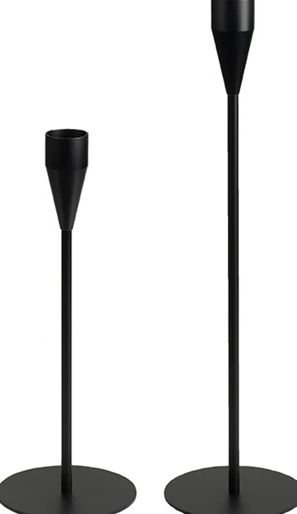 Sale Piet Hein Maxi Lysestages鎡 Venus/Jupiter 2 stk, Sort