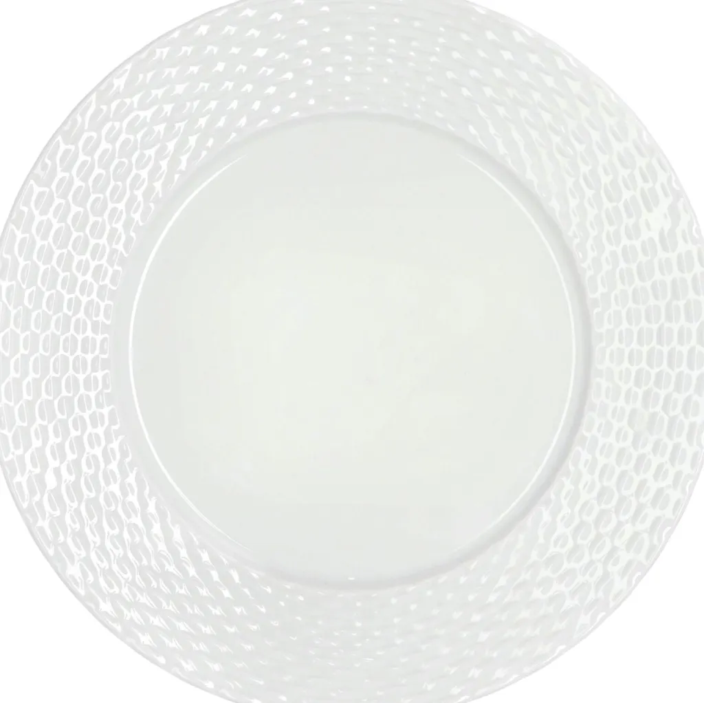 Outlet Basket Tallerken 22 cm, Hvid Frokosttallerkener