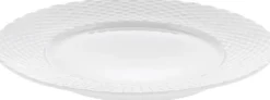 Outlet Basket Tallerken 22 cm, Hvid Frokosttallerkener