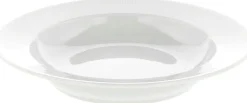 Clearance Eventail Dyb Tallerken m. Fane 22 cm, Hvid Dybe Tallerkener