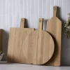 Pillivuyt Gourmet Serveringsbrætter|Skærebrætter Og Serveringsbrætter > Douron Rund Skære-/Serveringsbræt 40,6x25,4 cm, Eg