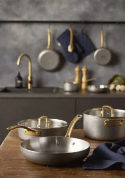 Outlet Pillivuyt Gourmet Durance Sauterpande m. Låg 24 cm, Rustfrit Stål