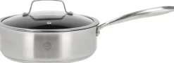 Pillivuyt Gourmet Pander > Roya Sauterpande Keramisk Non-stick 24 cm, Rustfrit Stål