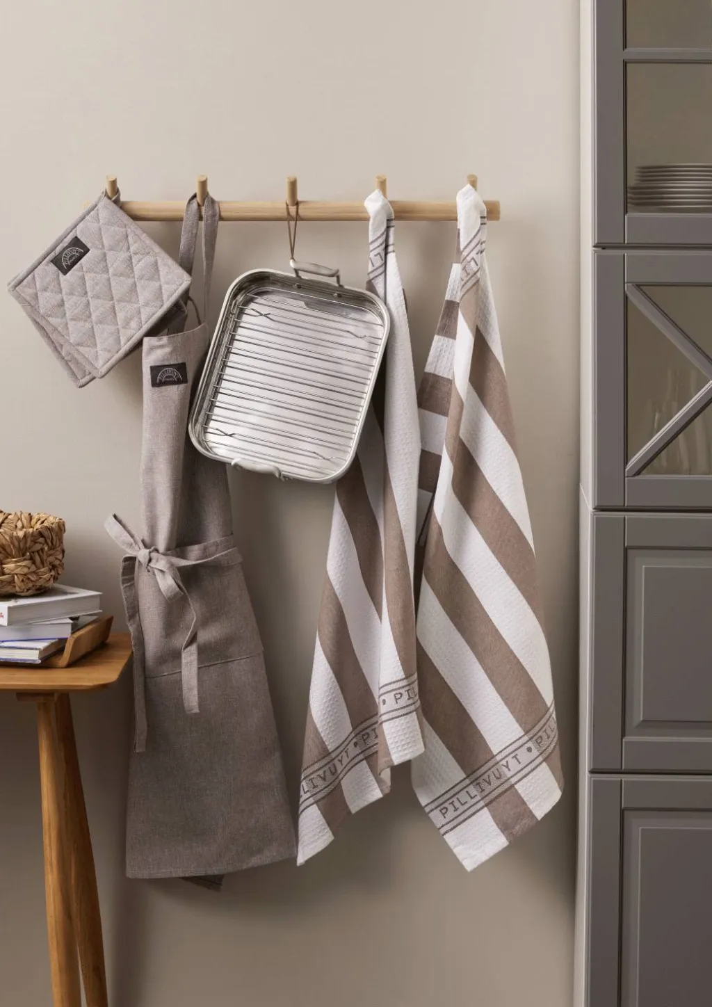 Pillivuyt Gourmet Bradepander > Somme Bradepande m. Rist 32x26,5x5,5 cm, Rustfrit Stål