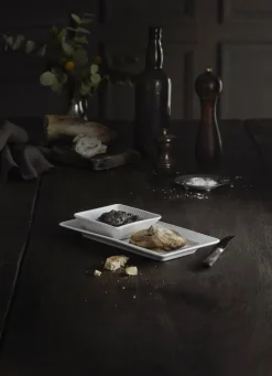 Best Plissé Fad Rektangulært 26 cm, Hvid Spisestue|Fade