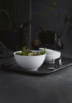 Best Pillivuyt Plissé Skål Ø20 cm/1,65 L, Hvid