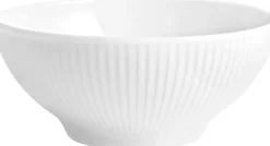 Outlet Pillivuyt Plissé Skål Ø18 cm/1 L, Hvid