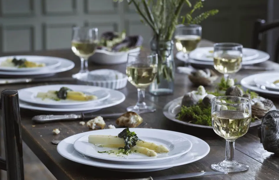 Outlet Pillivuyt Sancerre Tallerken , Hvid