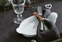 Pillivuyt Serie Originale Oval Serveringstallerken , Hvid