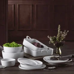 New Pillivuyt Serie Originale Oval Steaktallerken , Hvid